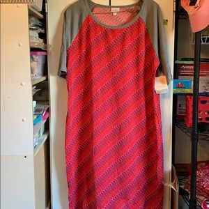 LuLaRoe Julia dress size 3xl